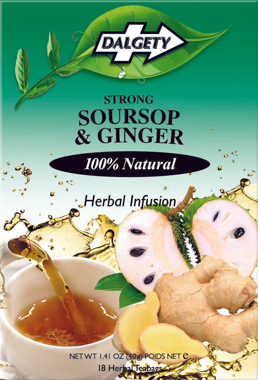 Dalgety Soursop & Ginger Herbal Infusion (carton 40g)